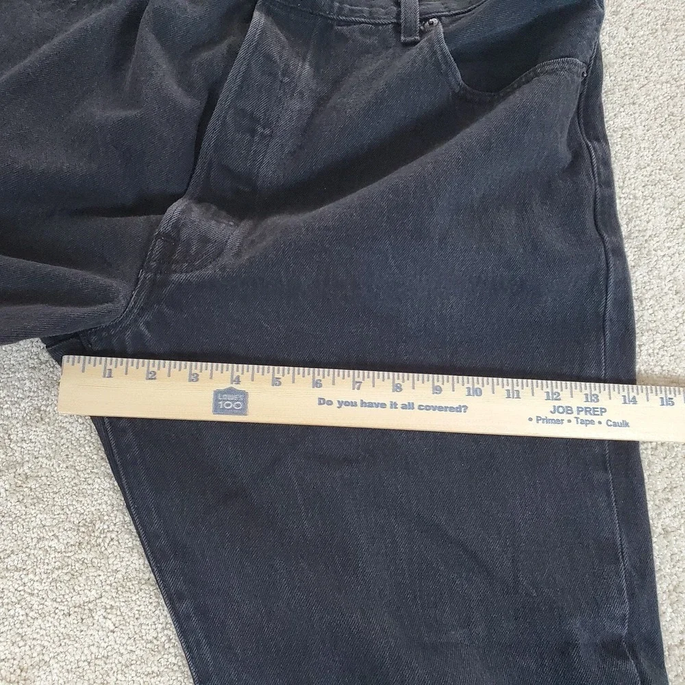 LEVIS 501 Men's 42X32 ACTUAL MEASURE 40X30‎ Black Jeans Straight Button Fly Y2K